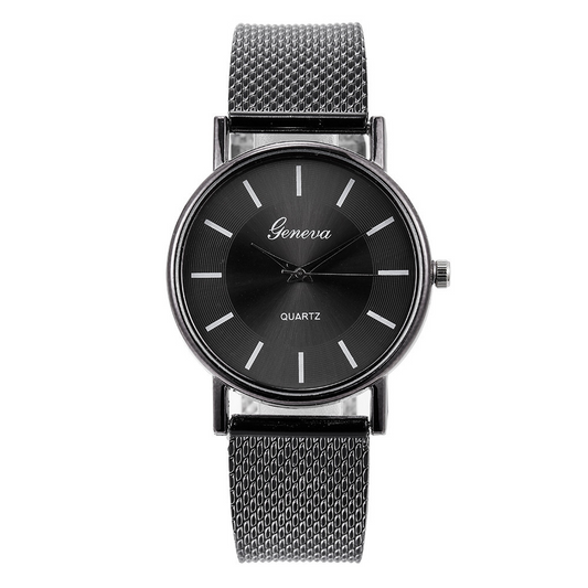 Montre Maille Milanaise – Minimaliste & Ultra-fine (Unisexe)