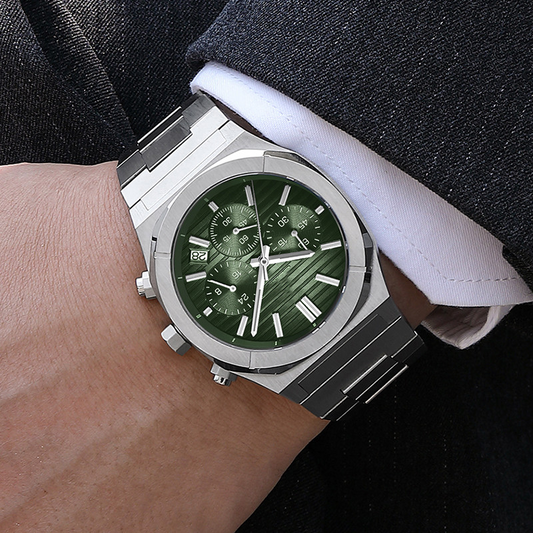 Montre Homme Premium Acier – Édition Chronographe
